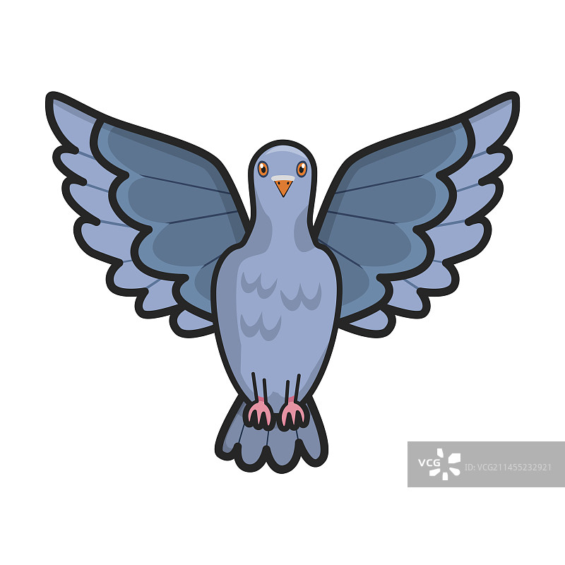 和平鸽图标彩色logo图片素材