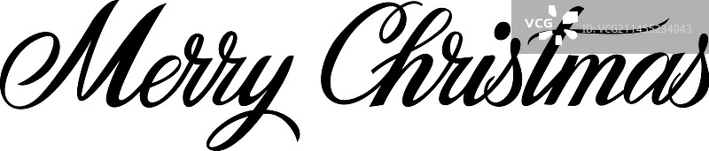 圣诞节手写字母图片素材