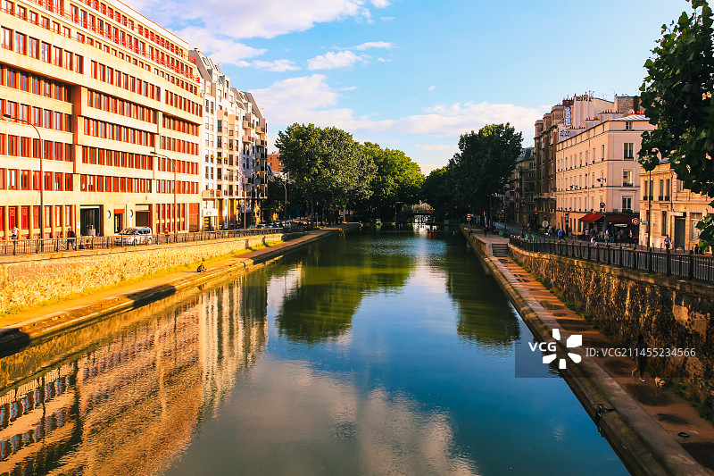 法国巴黎的街区风光图片素材