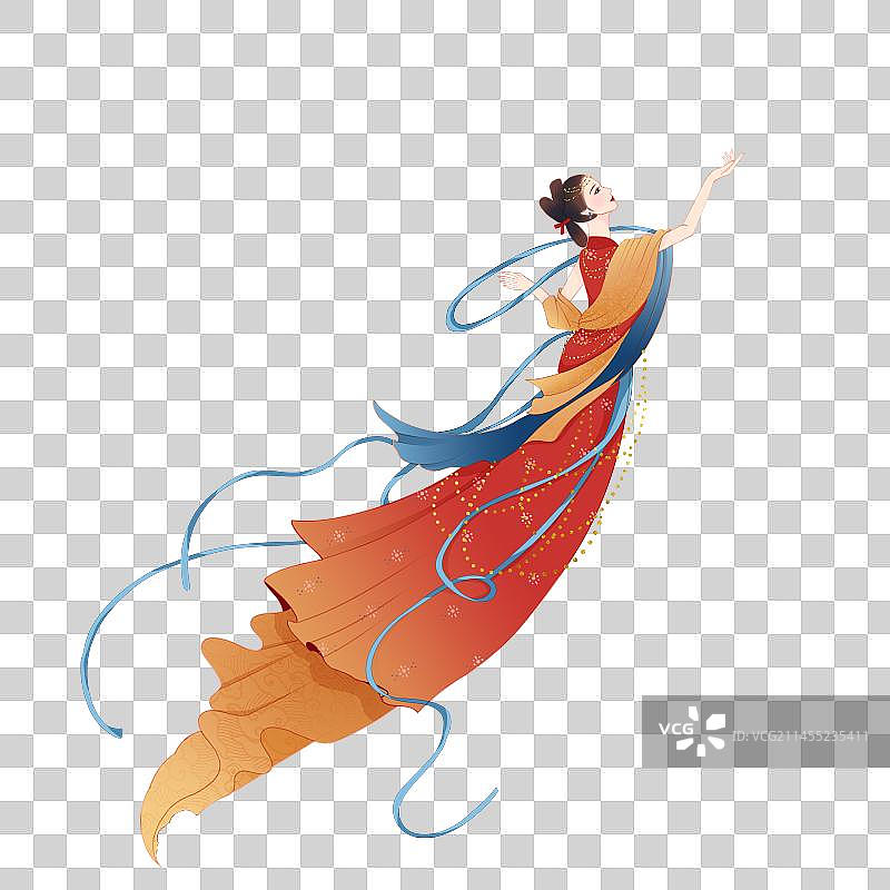 中秋节嫦娥奔月图片素材