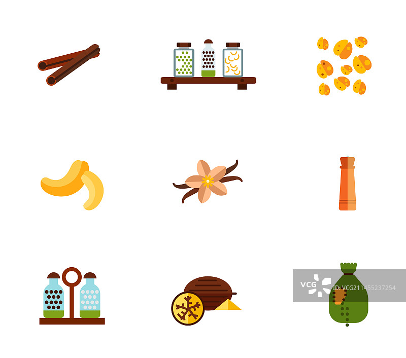 香料图标集图片素材