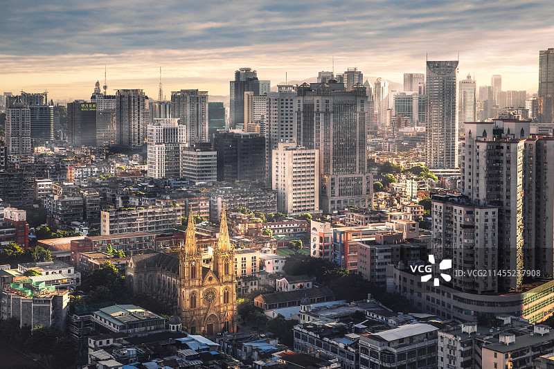 教堂晨钟图片素材