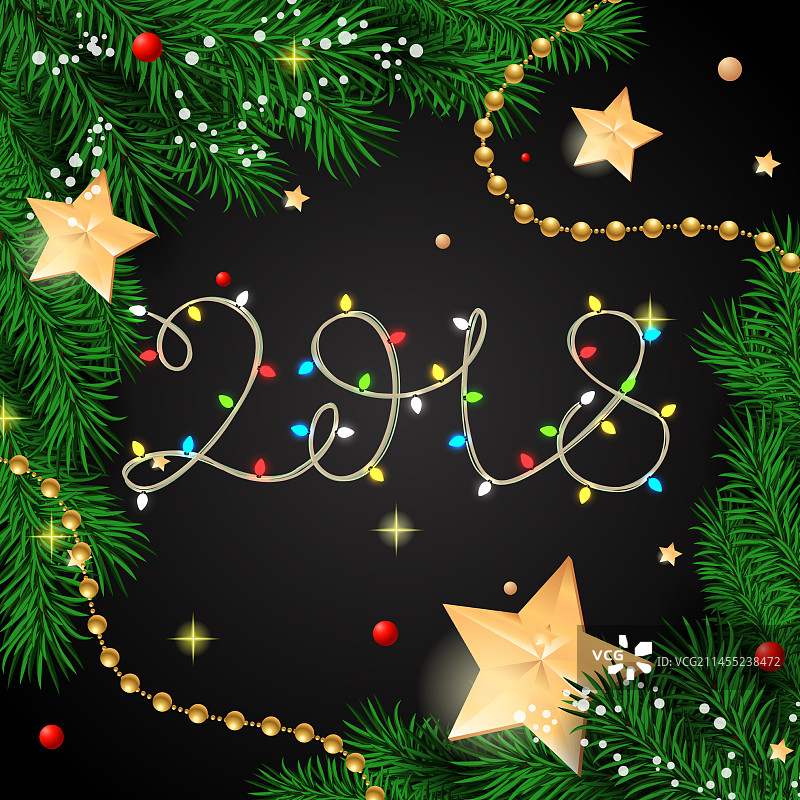 2018年彩色灯光图片素材