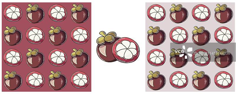 无缝图案颜色集手绘风格即可图片素材