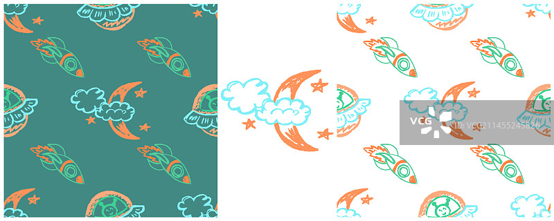 设置图纸与蜡笔蜡笔印刷布料图片素材