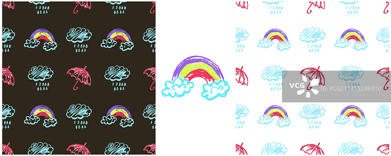 设置图纸与蜡笔蜡笔印刷布料图片素材