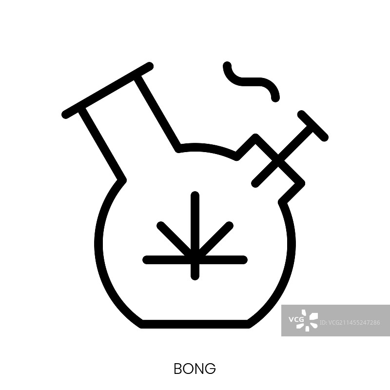 水烟壶线条艺术风格设计图片素材