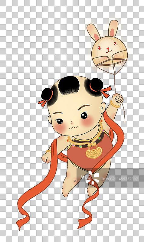 年画娃娃图片素材