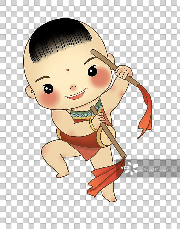 年画娃娃图片素材