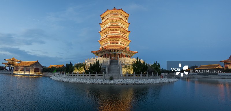 八仙过海会仙阁图片素材