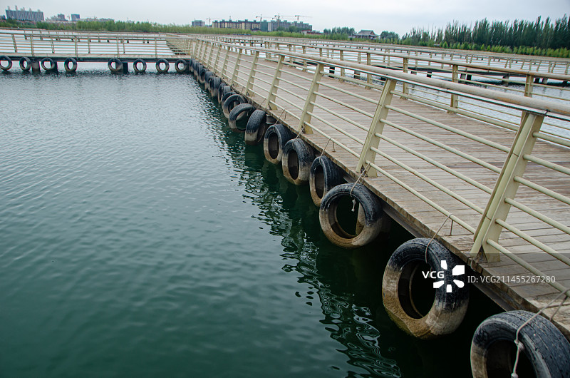 新疆阿克苏市沙雅渭干河景区 雁鸣湖图片素材