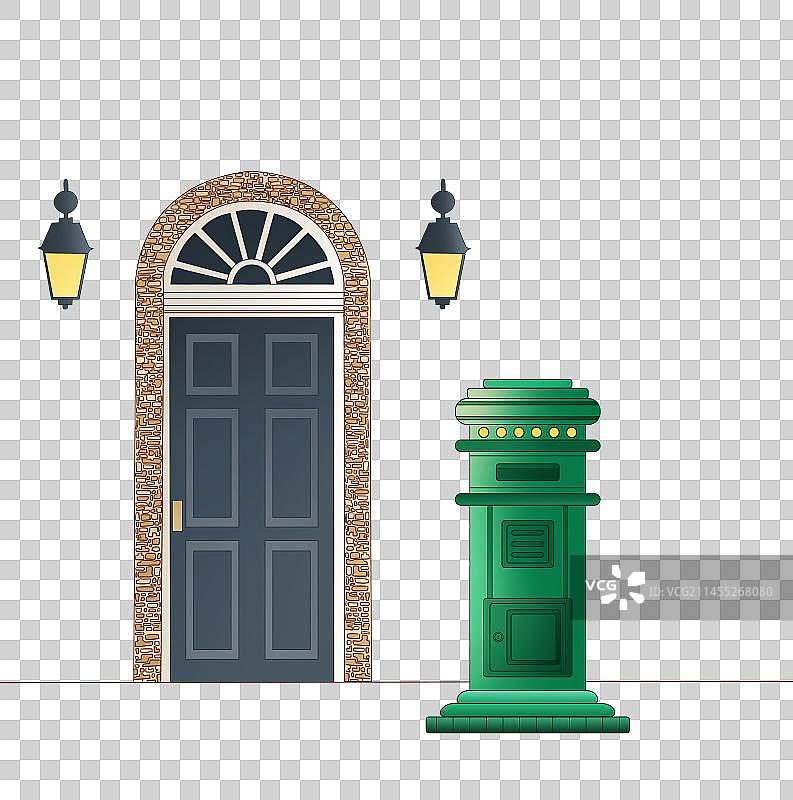 邮筒 寄信 邮局图片素材