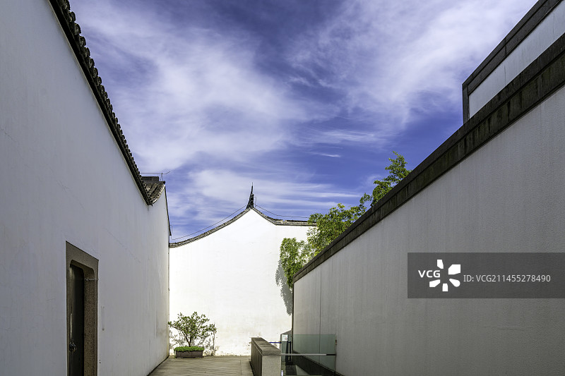 苏州博物馆建筑风光图片素材