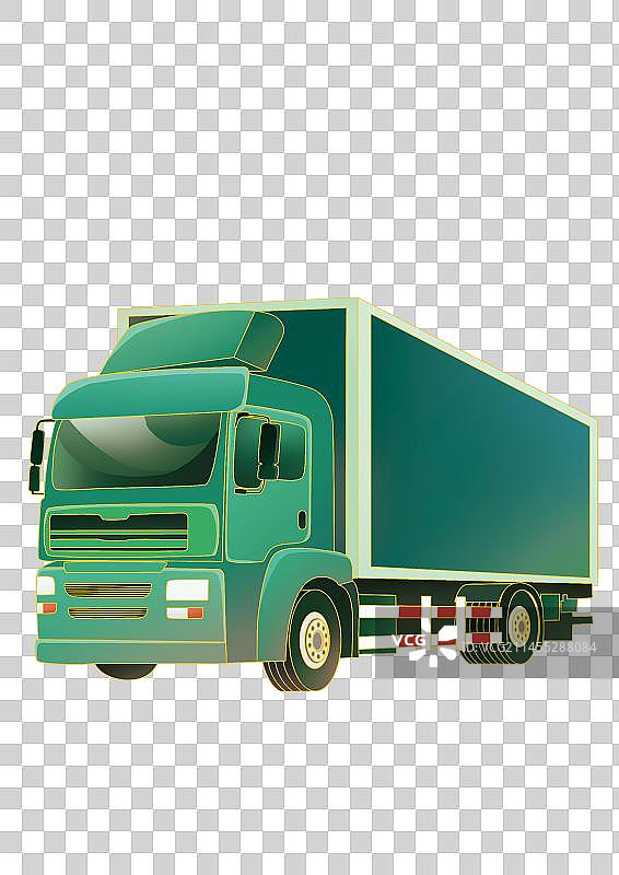 大卡车 邮政卡车图片素材