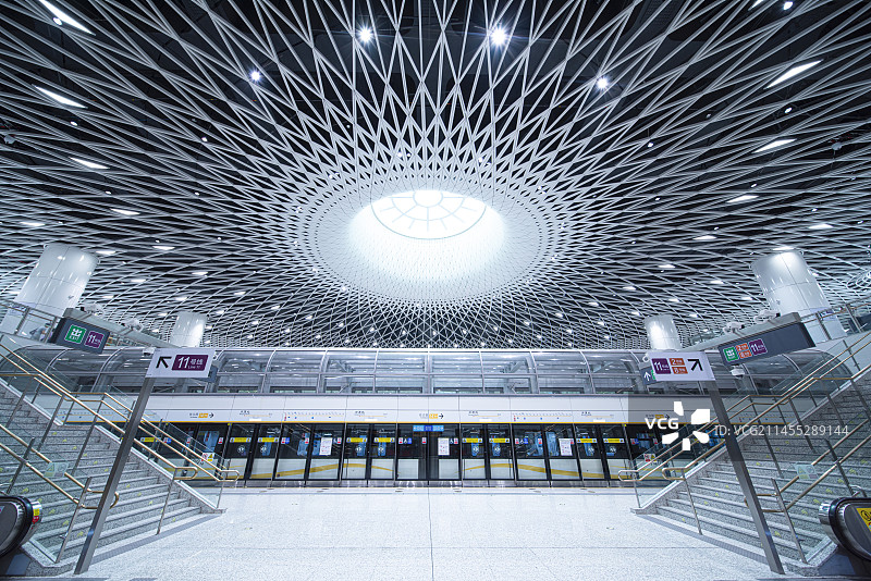 深圳岗厦北地铁站-深圳之眼图片素材