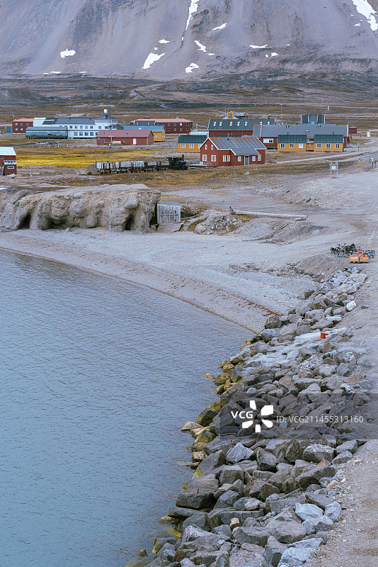 北极斯瓦尔巴 科考站 新奥尔松 Ny-Alesund图片素材