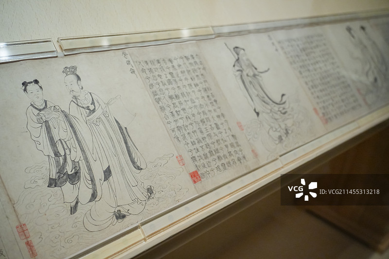 元代张渥九歌图卷   上海博物馆馆藏图片素材