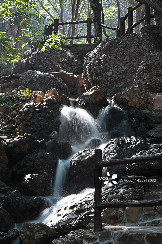 河北省唐山市迁安市山叶口溪流图片素材