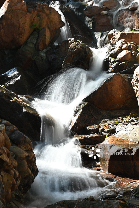 河北省唐山市迁安市山叶口溪流图片素材