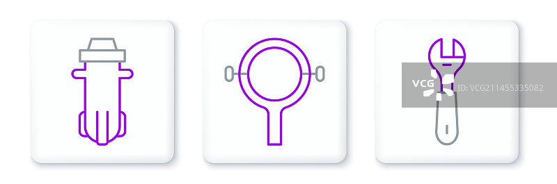 扳手、水过滤器套装图片素材