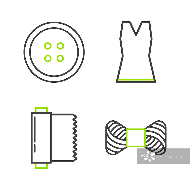 线轴、纺织面料上的缝纫线图片素材