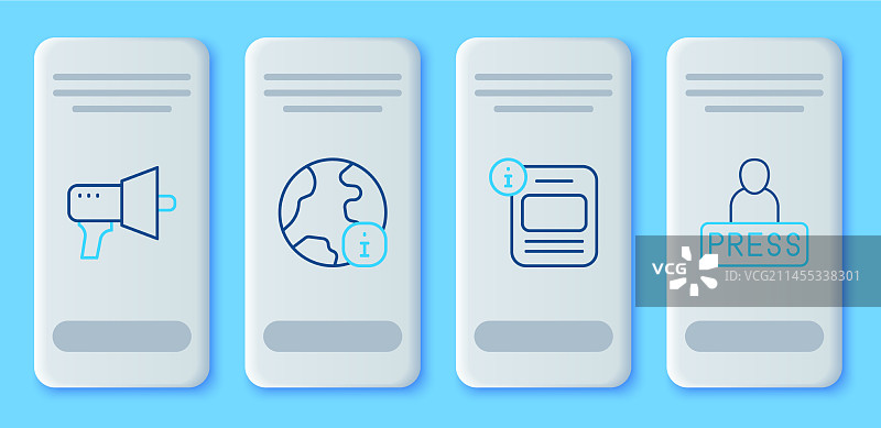 世界新闻资讯喇叭系列图片素材