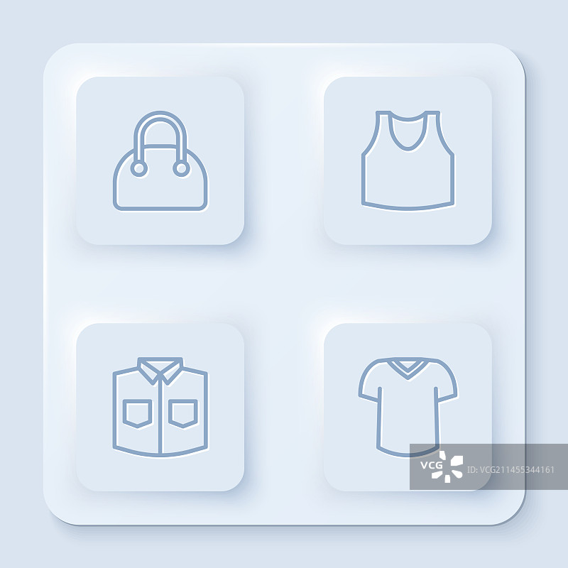 手提包、内衣和T恤banner图片素材