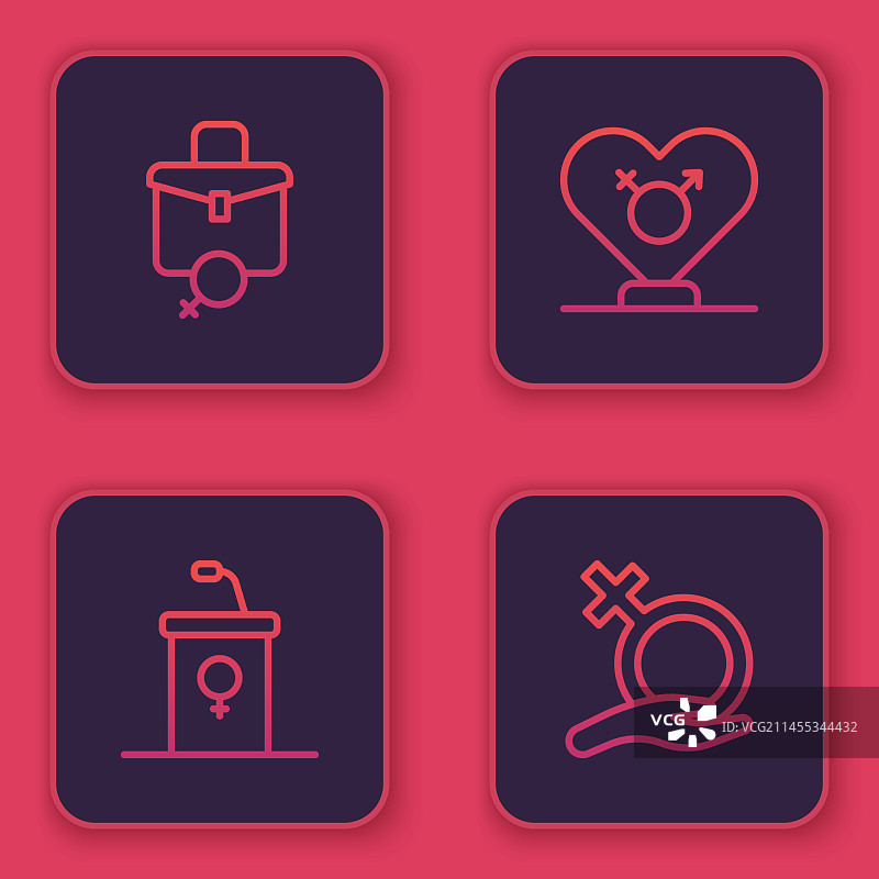 女性辩论讲台图片素材