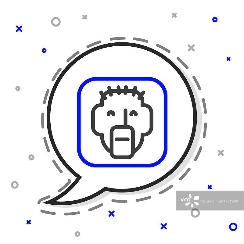 白色背景上的说唱歌手图标图片素材