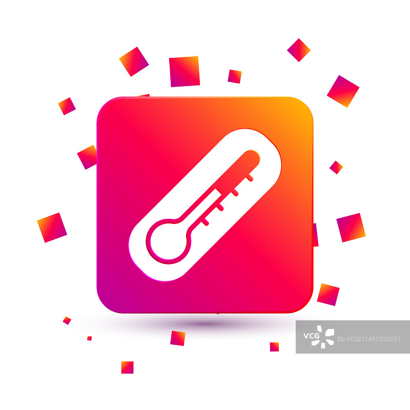 白色气象温度计测量冷热图片素材