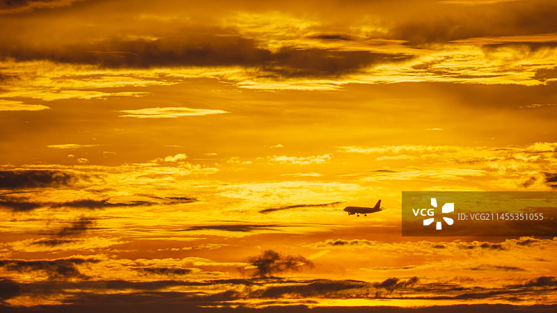 绚丽的晚霞图片素材