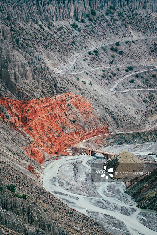 安集海大峡谷景观图片素材