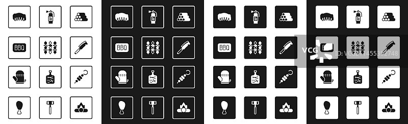 木制圆木烤肉串图片素材