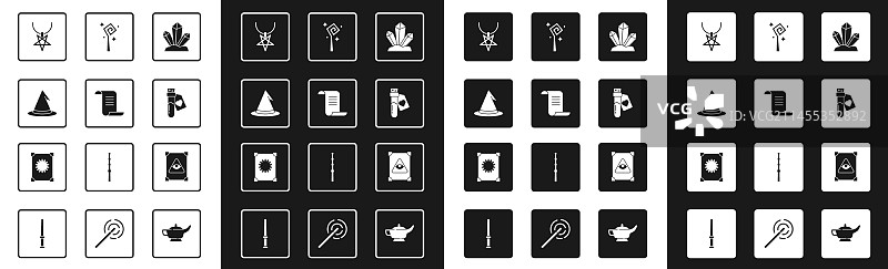 魔法石魔法书女巫帽素材图片素材