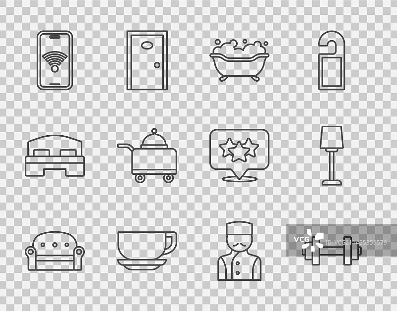 沙发、哑铃、浴缸、咖啡杯、手机图片素材