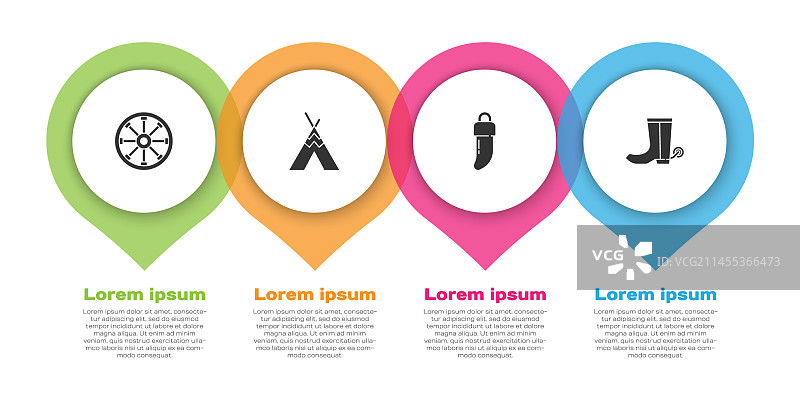 旧木轮印第安圆锥帐篷或维格瓦姆图片素材