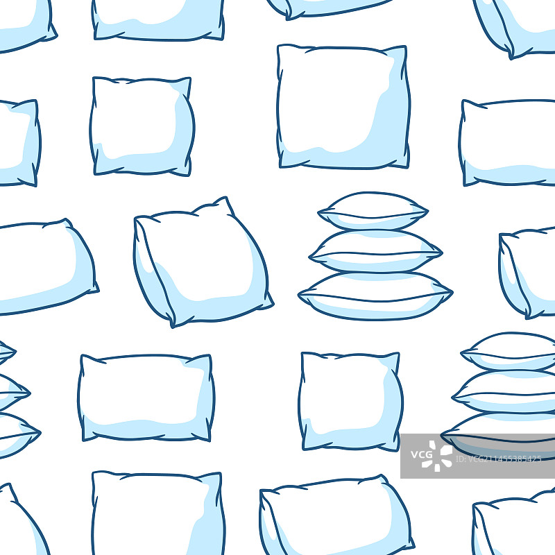 睡眠枕头配件图案图片素材