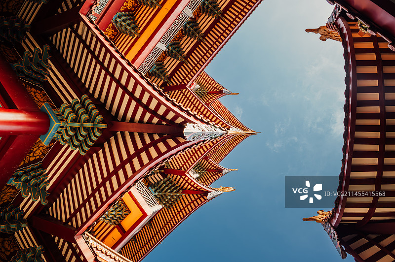 西禅寺一角图片素材