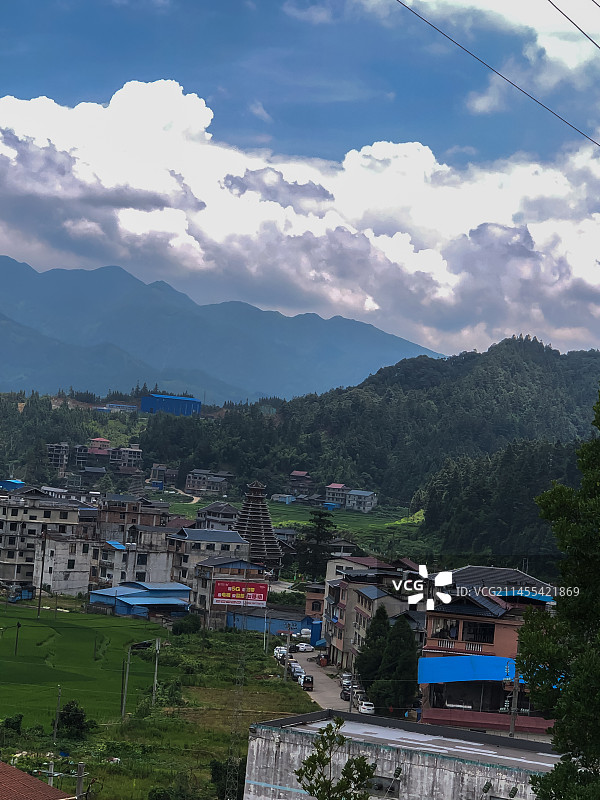 融水苗族自治县寨怀村乡村风景图片素材