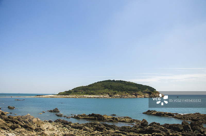 旅游景点青岛竹岔岛脱岛图片素材