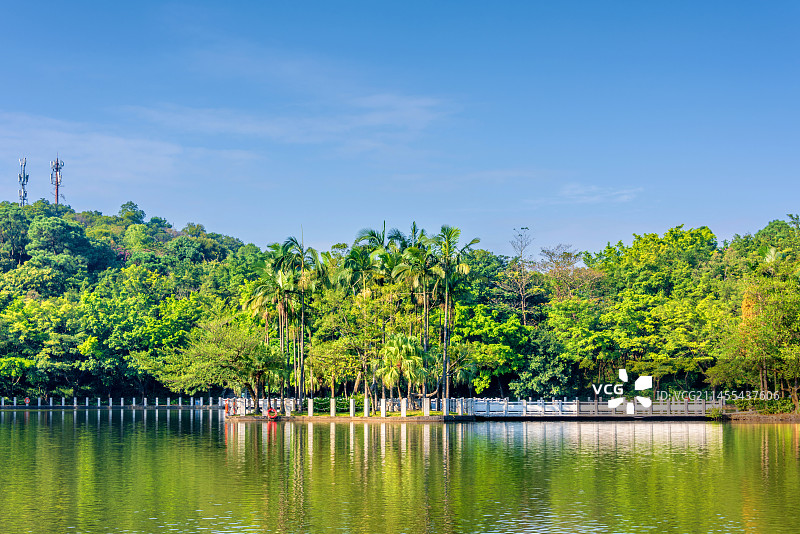 中国广东佛山西樵山天湖公园图片素材
