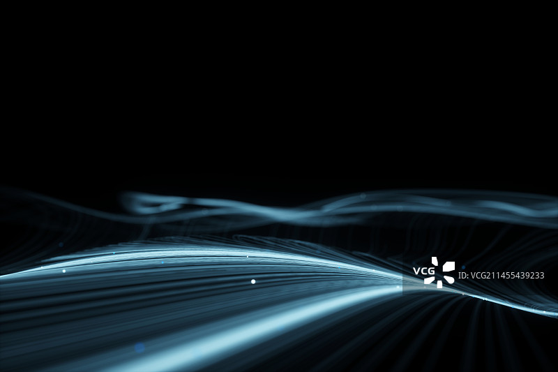 3D粒子连接网络图片素材