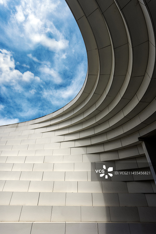 现代抽象建筑和地面图片素材