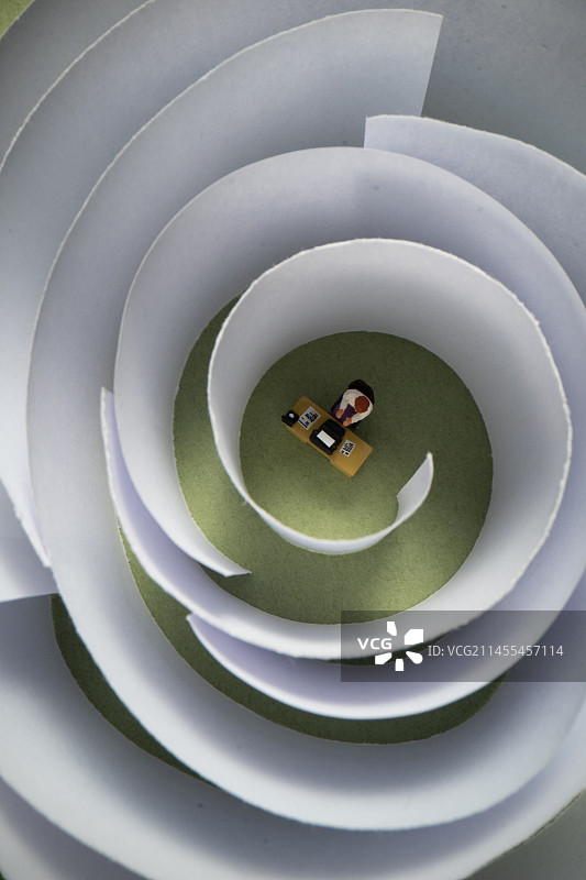 创意工作微缩景观图片素材