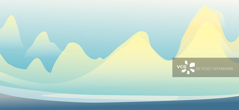 唯美冰湖边远方雪山风景图片素材