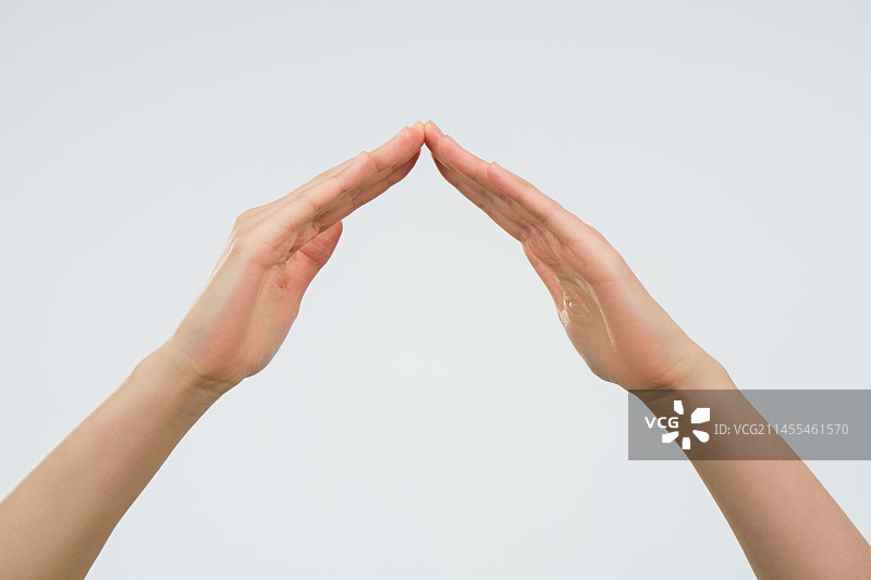 做保护手势图片素材