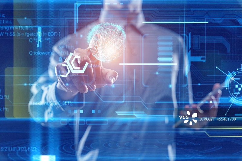 高科技触摸屏图片素材