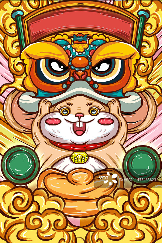 鼠你最旺图片素材