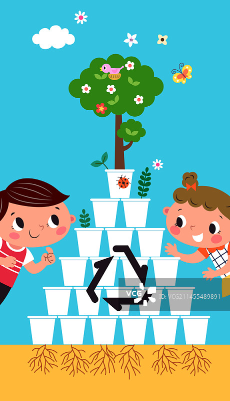 回收主题矢量图图片素材