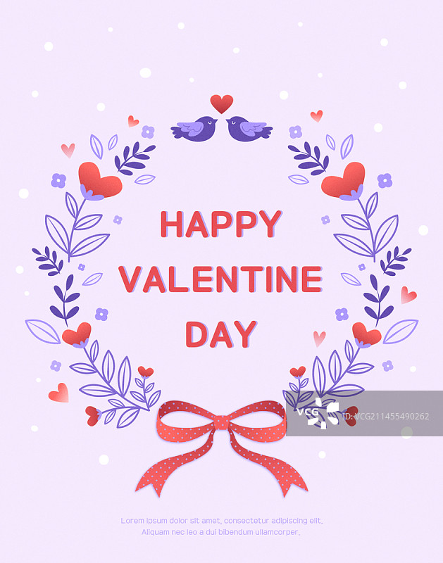 情人节主题矢量插画图片素材